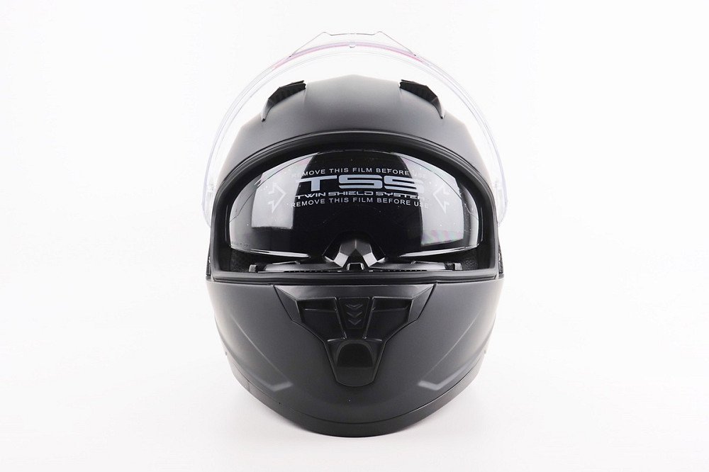 Шолом інтеграл, закритий (сертифікація DOT)+відкидні окуляри BLD-M67 L (59-60см), ЧОРНИЙ матовий Киев - изображение 5