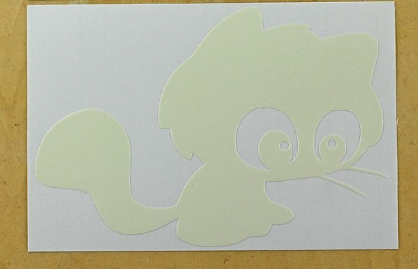 Люминесцентная наклейка 