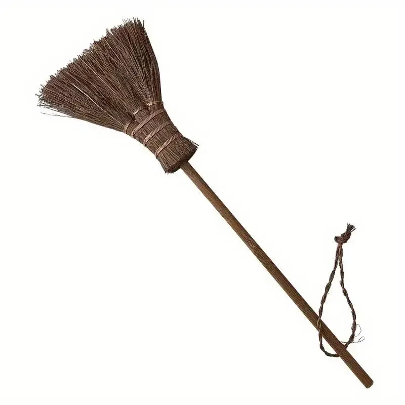 Мини метла декоративная из натуральной соломы – аксессуар для декора и ритуалов Киев - изображение 3