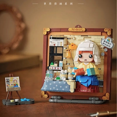 Конструктор LOZ Объемная картина Служанка с кувшином молока (1289) Винница - изображение 1