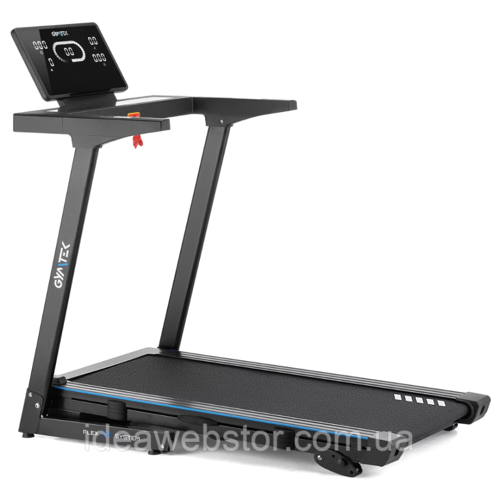 Беговая дорожка Gymtek XT570 электрическая складная для дома 2 л.с. до 16 км/ч нагрузка до 120 кг полотно 120х45 см 15 программ Киев - изображение 8