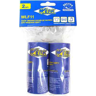 Запаска для чистящего валика Werk WLF-11 20 листов 2 шт. (117139) Винница