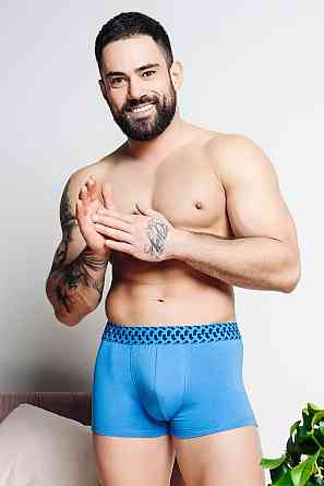 Труси чоловічі шорти Lans 07/033 XXL, Синій Київ