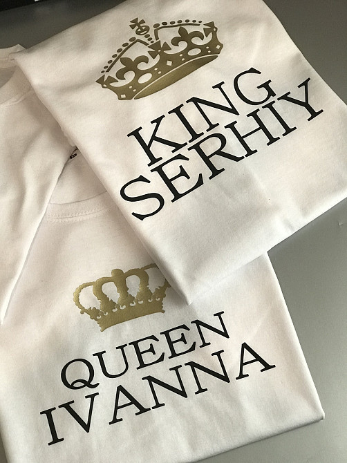 Футболки в стилі Family look для мами, тата та дитини — King/Queen/Prince/Princess Чернівці - фото 3