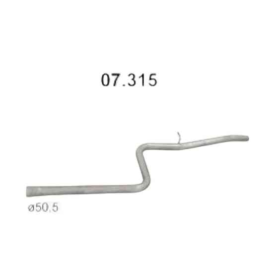 Труба Фиат Добло 1.3-1.9D промежуточная Мукачево