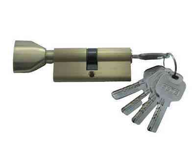 Циліндр ZETE СК-70 (35/35) латунь ручка Харків