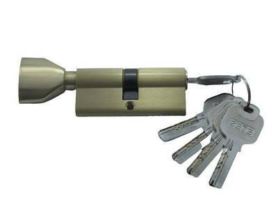 Циліндр ZETE СК-70 (35/35) латунь ручка Харків - фото 2