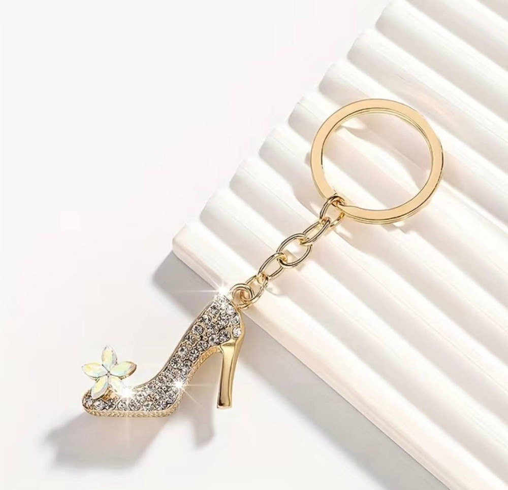 Кафа сережка без проколу з підвісками срібляста кліпса на вухо з ланцюжками прикраса Київ - фото 1