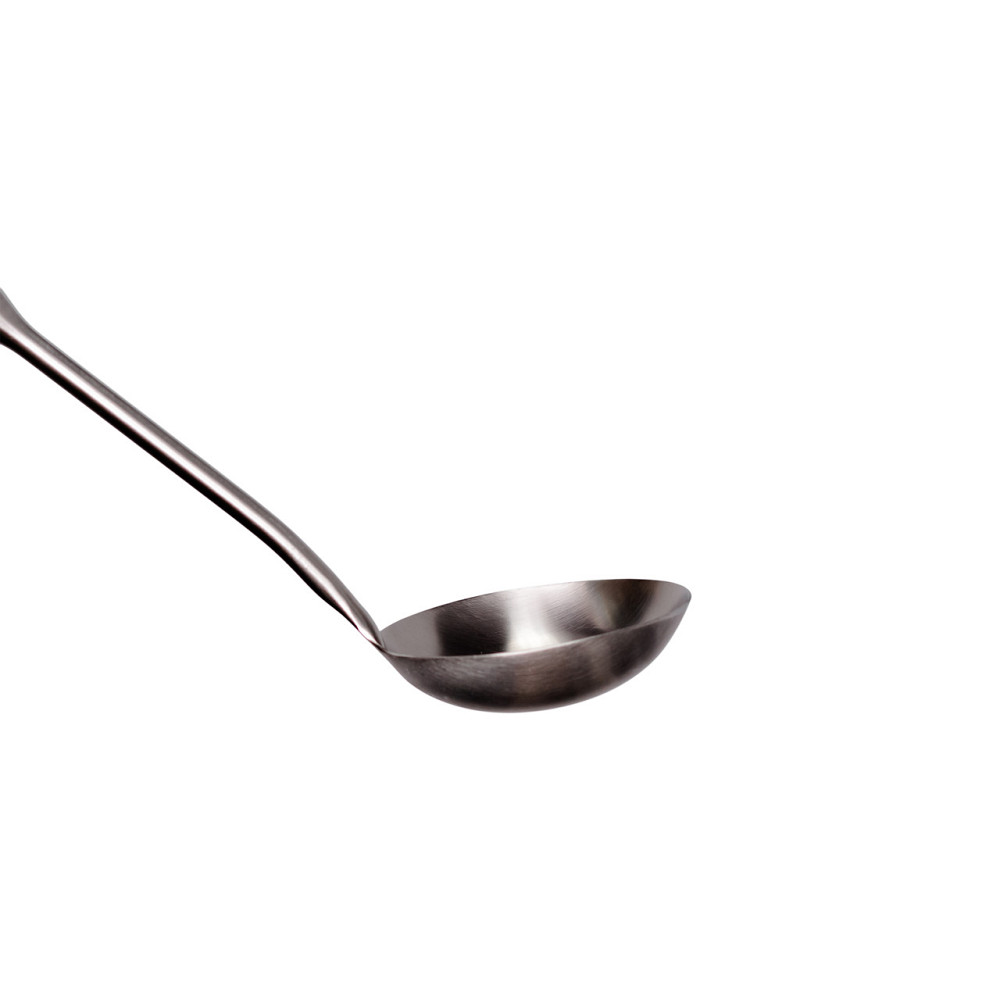 Ding Lanfang Ополоник металевий кухонний 27 (см) з нержавіючої сталі з дерев'яною ручкою HP-8-4 Коломия - фото 3