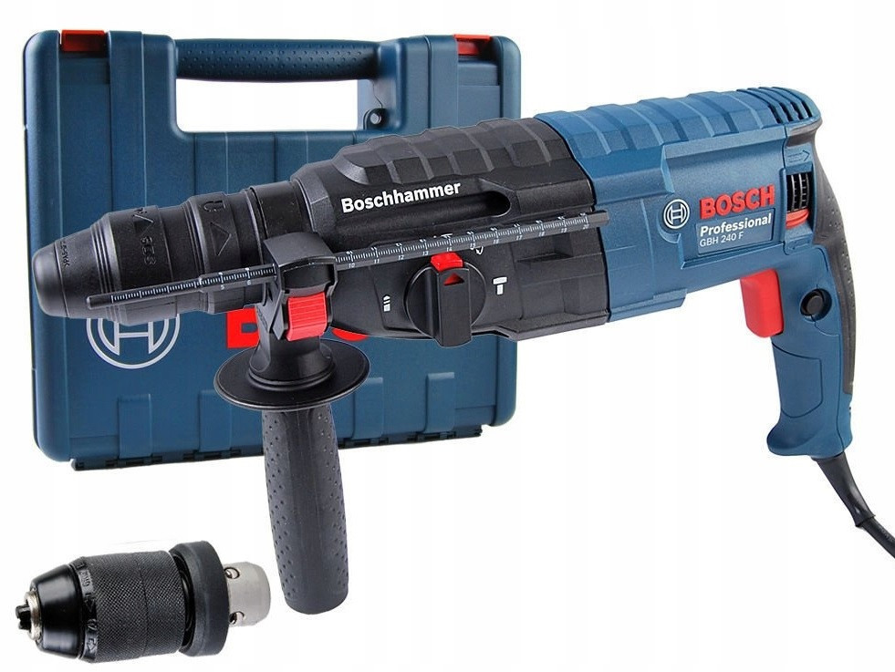 Професійний ударний електричний прямий перфоратор Bosch GBH240F : 790 Вт, 2.7 Дж (0611273000) Київ - фото 1