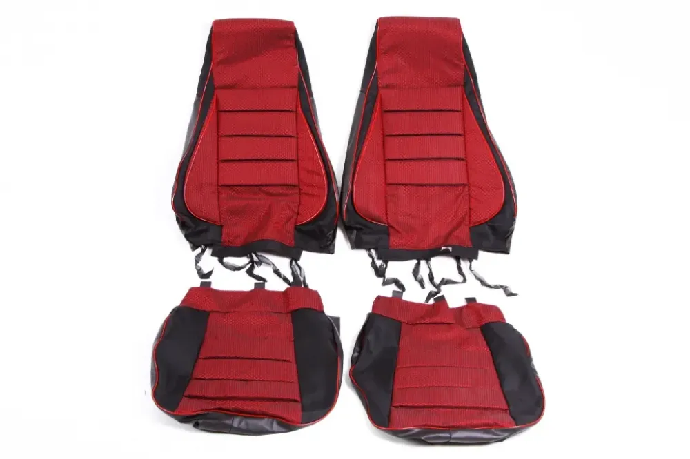 Чихли на сидіннях 2107 Avto-fortuna Пілот з паралоном червоні Вінниця - фото 2