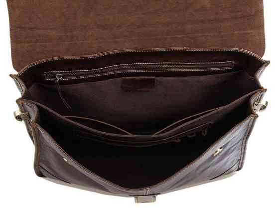 Сумка чоловіча Vintage 14085 для ноутбука Коричнева Київ