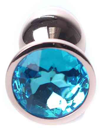 Анальна пробка Boss Series - Jewellery Red Gold PLUG Light Blue S, BS6400113 Sex Aura Київ