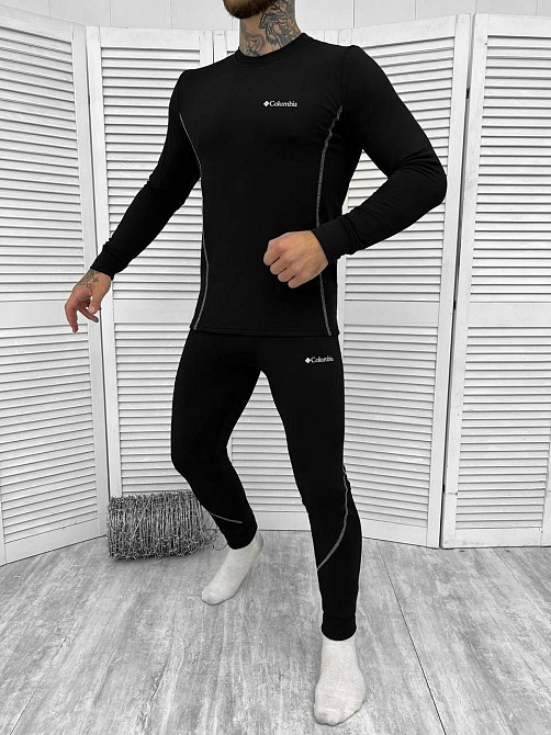 Чоловіча термобілизна Columbia тепла зимова термобілизна чорна чоловіча термобілизна все розміри   WAR Львів - фото 2