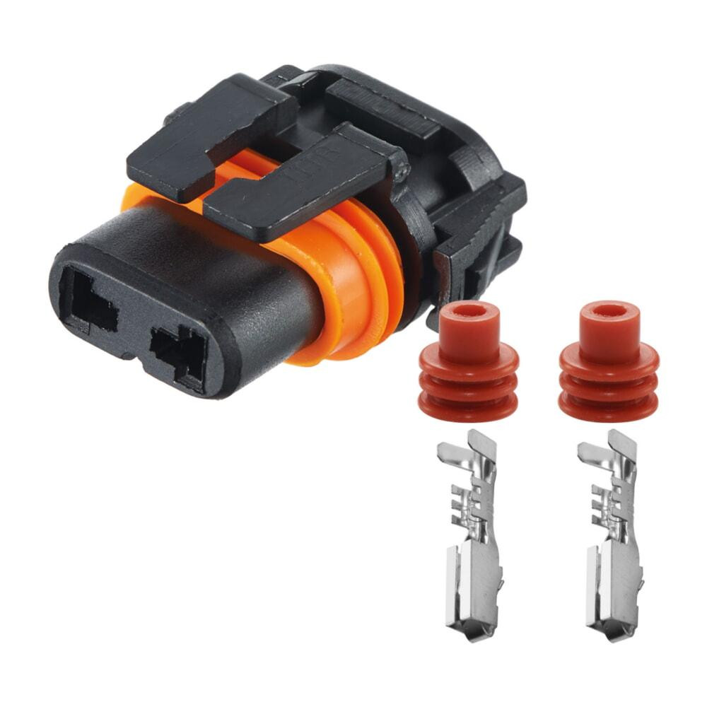 Роз'єм конектор 2-кон., Автолампа Нв4 (9006), 12059181, APTIV (Delphi) Універсальна, Японія Toyota, Багато марок Київ - фото 1