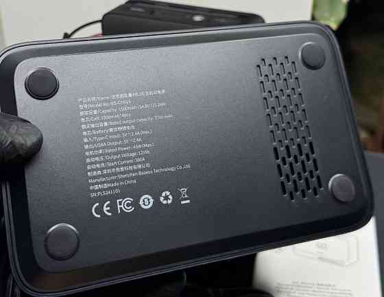 4 в 1 бустер+компресор+павербанк+ліхтар Baseus jump starter пусковий Киев