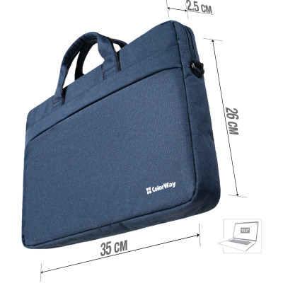 Сумка для ноутбука ColorWay 13.3" Modern Navy (CW-LBM133-NV) Вінниця - фото 12
