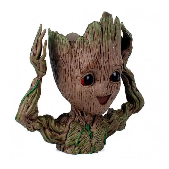 Горшочек для цветов и канцелярии Грут Groot G4 + круглая подставка Винница