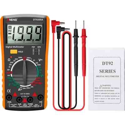 Цифровой мультиметр ANENG DT9205A, V, A, R, C, T, функція hFE (DT9205A) Винница
