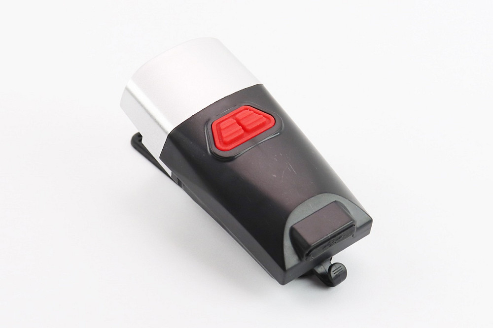 Ліхтар передній 1+7 діодів 360 lumen, Li-ion 3.7V 500mAh зарядка від USB, вологозахисний, чорно-сірий BG-C20 Киев - изображение 2