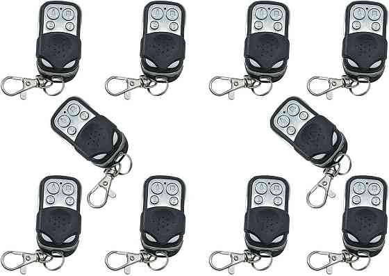 Универсальный пульт для ворот FAAC 433,92 MHz набор 10 шт 4 кнопки черный Киев