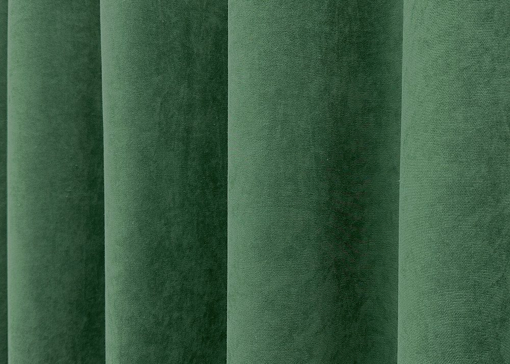 Комплект готових штор VR-Textil Мікровелюр Petek YL № 1709ш Зелений 150х295 см 2 шт (33-0601) Київ - фото 7