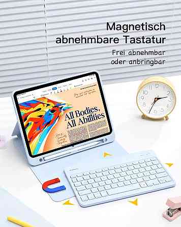 Чехол с клавиатурой для iPad Air 11-inch(M2) 2024/ iPad Air 5 2022/Air 4 2020 10.9/iPad 4-го покол. 10.9 / iPad Pro 11 2018 Днепр
