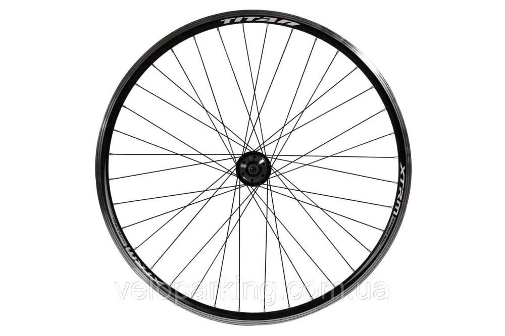 Обод велосипедный (в сборе) 27,5 (зад, 36 спиц, дисковый тормоз, алюминий) (двойной) Мукачево - изображение 1