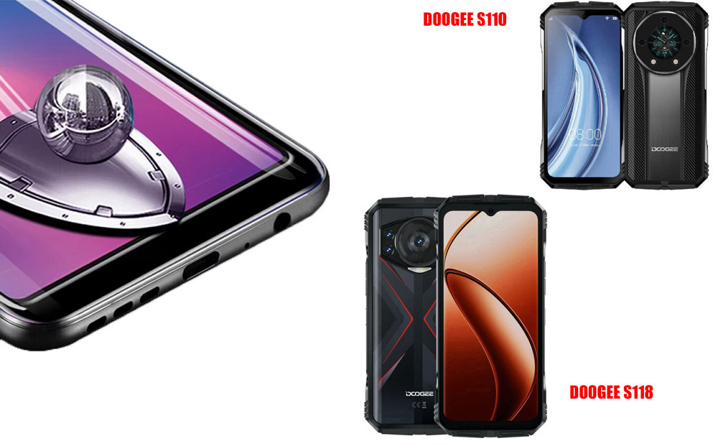 Защитное стекло DefenzoGlass для DOOGEE S110, DOOGEE S118 – двойная прочность Киев - изображение 1