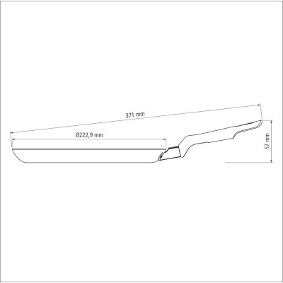 Сковорода Tramontina Loreto для млинців 22 см (20389/722) Винница - изображение 6