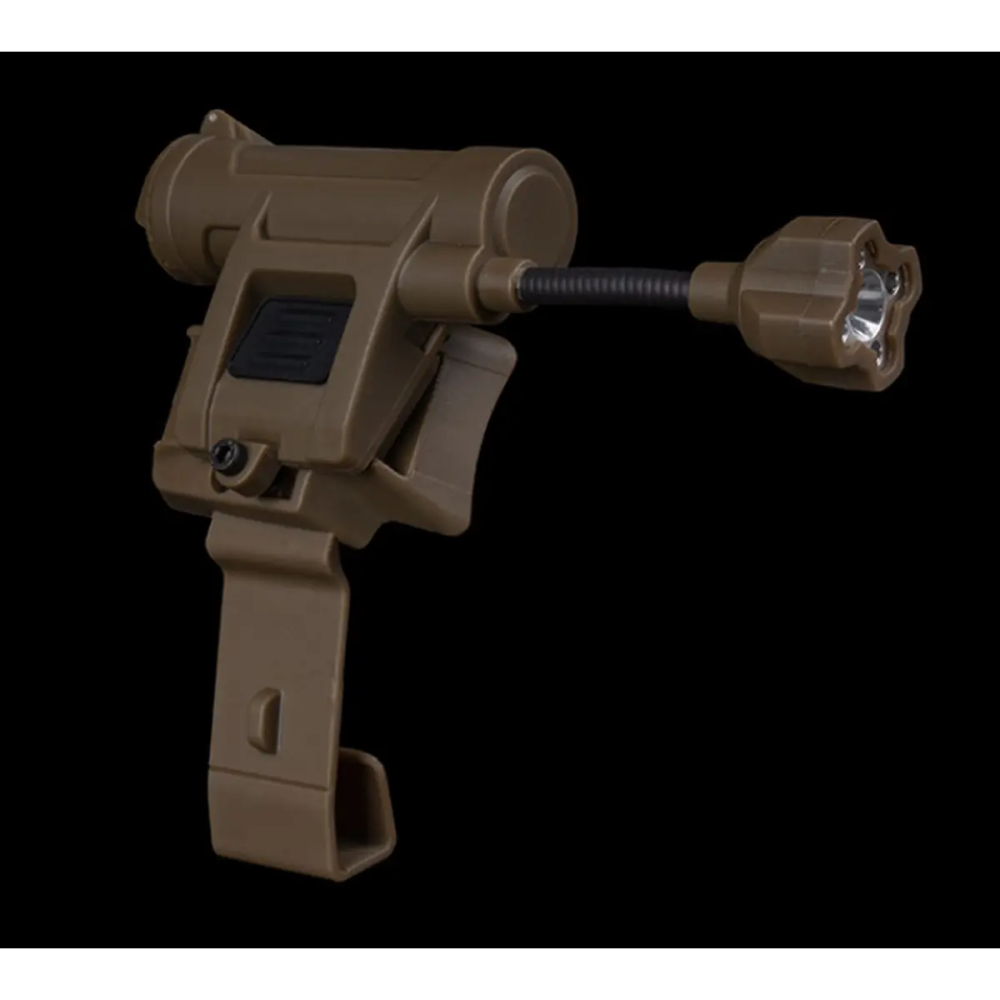 Ліхтар тактичний MPLS Charge 4.0 big size з кріпленням на шолом Койот Вінниця - фото 4