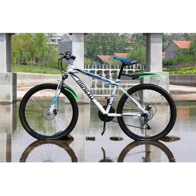 Крылья велосипедные для колес 20'' 24'' 26'' Feel Fit Черно-салатовий Бровары - изображение 6