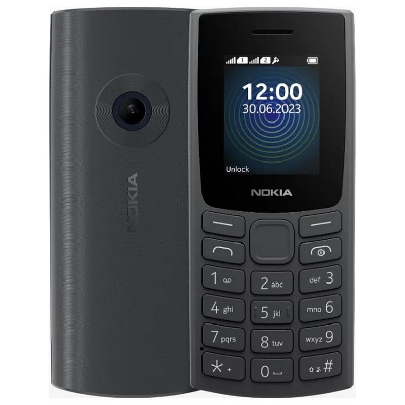 Мобільний телефон Nokia 110 2023 Dual Sim Charcoal Чорний Харків - фото 1