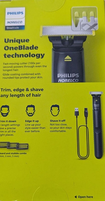 Бритва/триммер Philips Norelco OneBlade. Киев - изображение 3