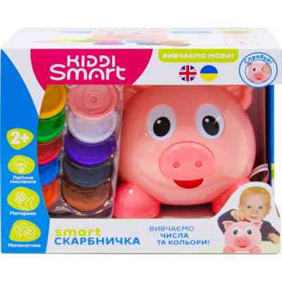 Развивающая игрушка Kiddi Smart Интерактивная обучающая игрушка Smart-Копилочка украинский и английский язык (208441) Винница