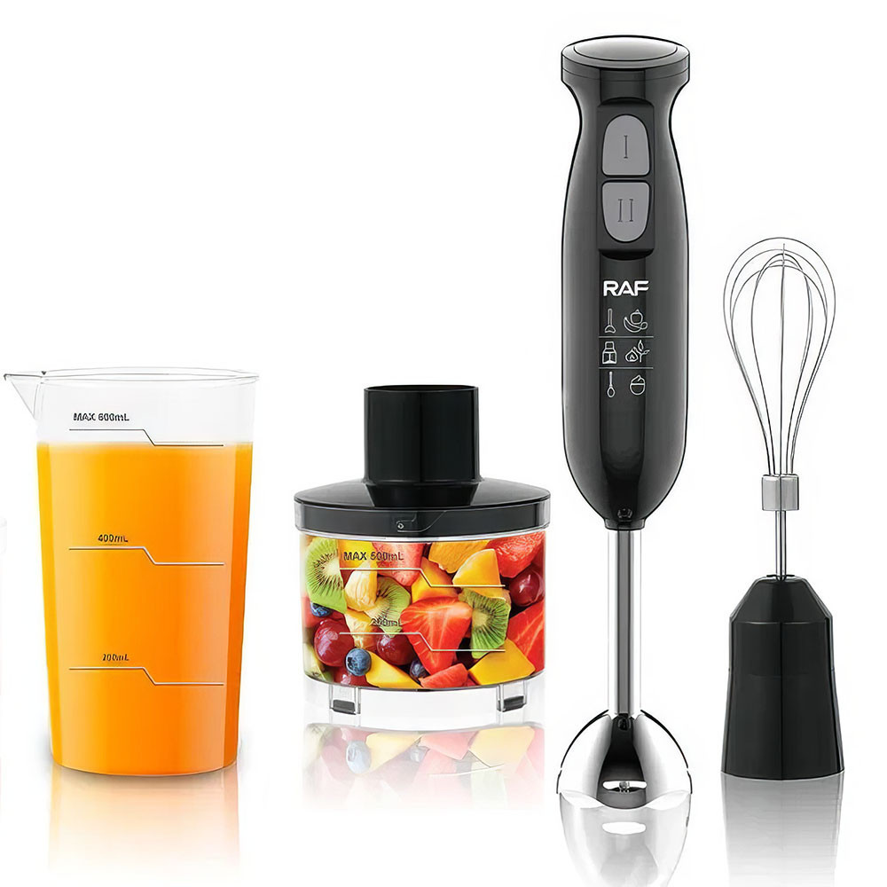 Блендер погружной 4в1, с чашей и насадками, RАF R327 / Универсальный кухонный блендер Киев - изображение 1