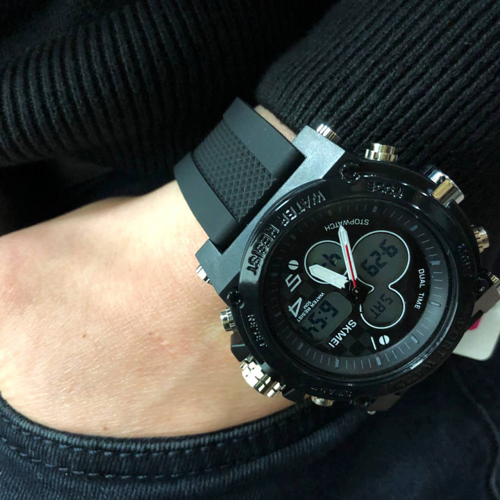 Часы спортивные армейские SKMEI 2065BKWT, Часы армейские для зсу Специальные для армии UX-45 Львов - изображение 14