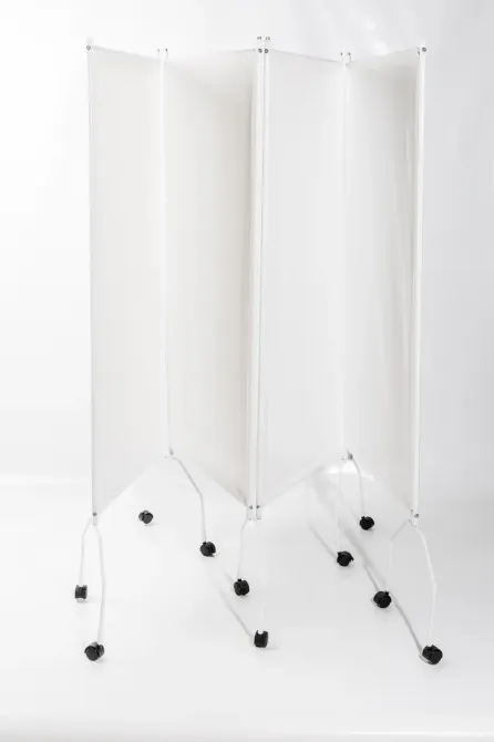 Ширма медицинская двухсекционная на роликовых опорах АТОН Ш-2-К Днепр - изображение 1