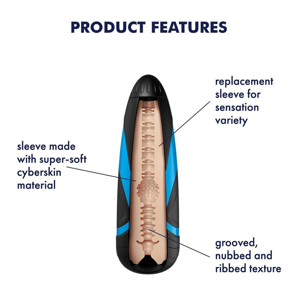 Запасной рукав-вставка для мастурбатора Satisfyer Men TRI DELIGHTS Sex Aura Киев - изображение 2