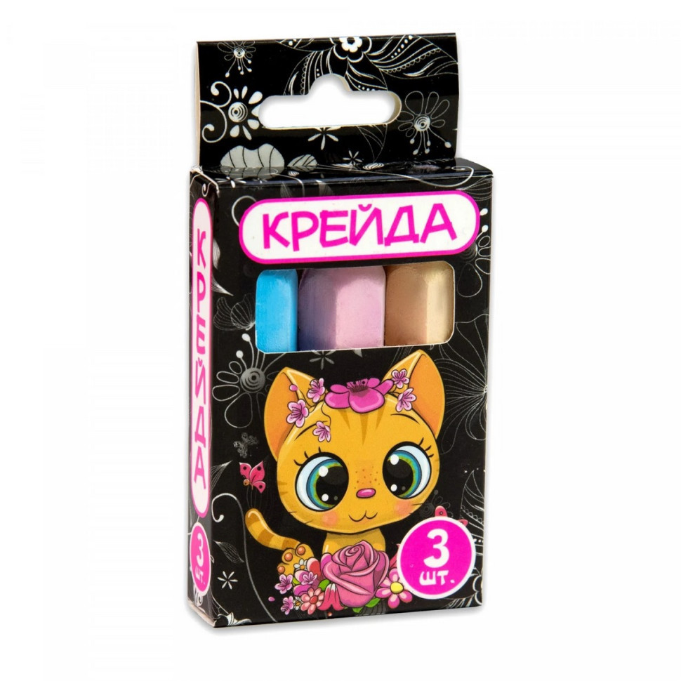 Дитяча Крейда Олівець Strateg 50110 різнокольоровий 3 шт Вінниця - фото 1