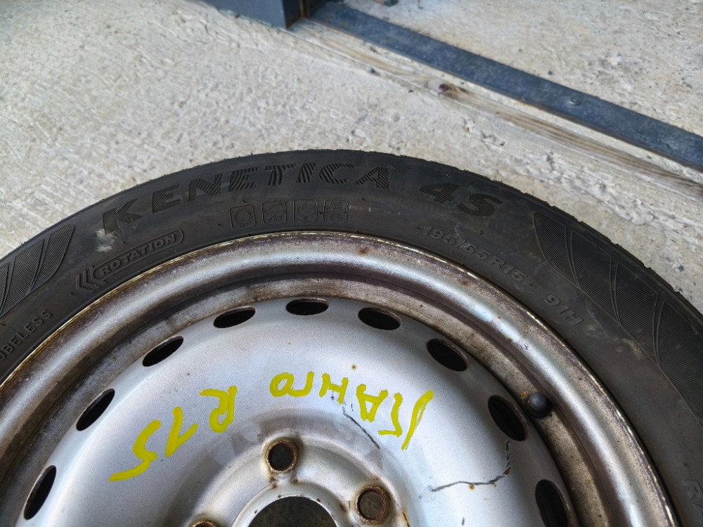 Диск колесний металевий з шиною Kenda 195/65 R15 Renault Kangoo 2008-2021 Ковель - изображение 4