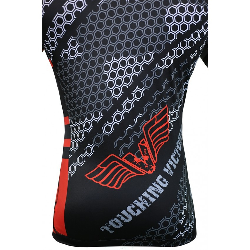 Рашгард спортивный мужской для тренировок единоборств кроссфита, Рашгард с коротким рукавом VNK РАЗМЕР XL Київ - фото 8