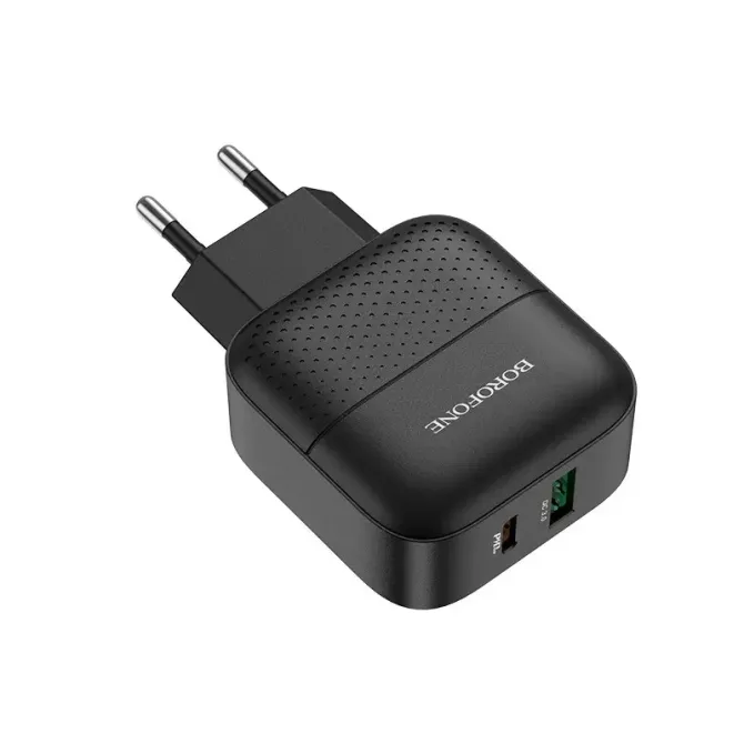 Мережевий Зарядний пристрій 220В QC3.0 Borofone Premium BA46A для портативної техніки Київ - фото 5