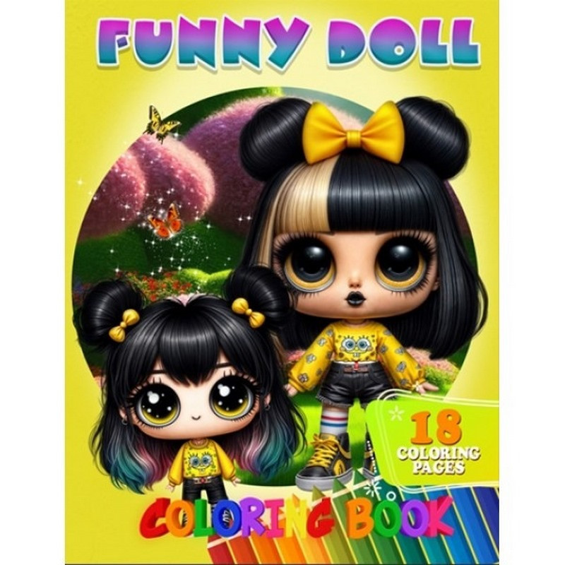 Розмальовка для дітей Funny Doll А05122405 формат А4 Вінниця - фото 1