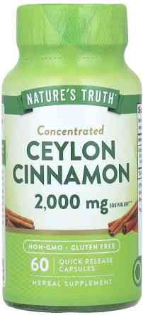Экстракт корицы Nature's Truth Concentrated Ceylon Cinnamon 2000 мг 60 капс Киев