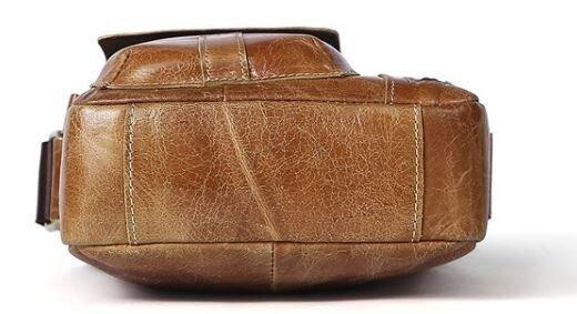 Сумка мужская гладкая Vintage 14707 Cветло-коричневая Киев - изображение 6