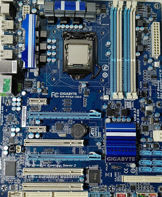КОМПЛЕКТ Материнка GIGABYTE GA-P55A-UD3 + проц i7-870 i5 760 LGA1156 Харків - фото 5