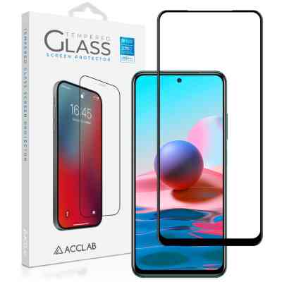 Скло захисне ACCLAB Full Glue Xiaomi Redmi Note 10 Black (1283126511295) Вінниця