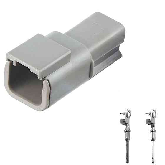 Разъем коннектор 2-кон., Спецтехника И Грузовые Авто, DTM04-2P, DEUTSCH Америка, Британия, CAT, JCB, MAN 40059 Киев