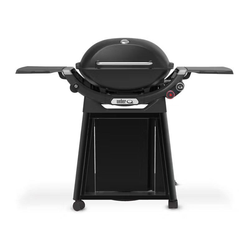Газовый гриль Weber Q3200N Black с боковыми столиками на коляске Premium 1501126 Код: 013077 Ровно - изображение 1
